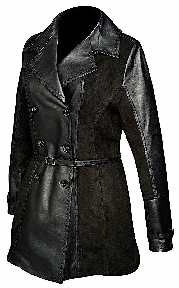 Classic Long and Belted Coat for Women